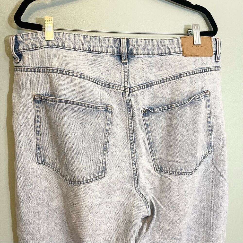 &Denim Womens Ultra‎ High Waist Ankle Length Loose Mom Jeans Blue Size 16 - Picture 6 of 16